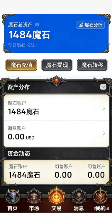 魔域私服复古服主城场景